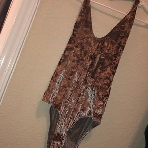 Crushed Velvet Bodysuit